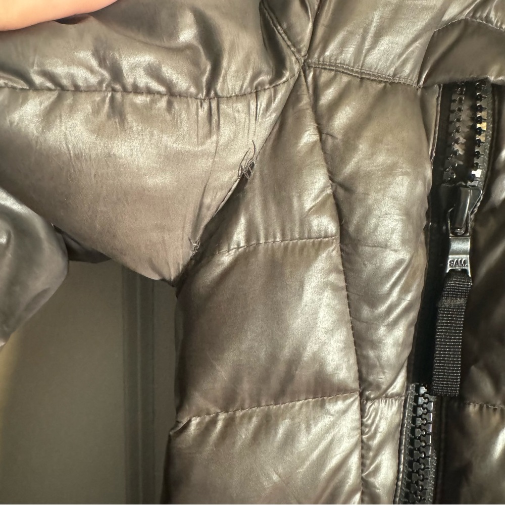 SAM. Goose Down & Raccoon Eskimo Winter Longline Puffer Jacket- Fair condition - Picture 11 of 16
